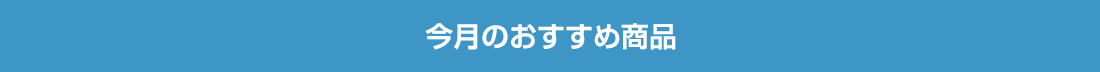 月別おすすめ商品